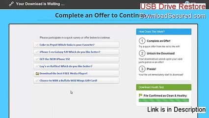USB Drive Restore Download Free - Legit Download (2015)