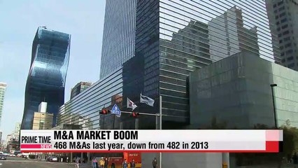 Korea's M&A market hits all-time high in 2014