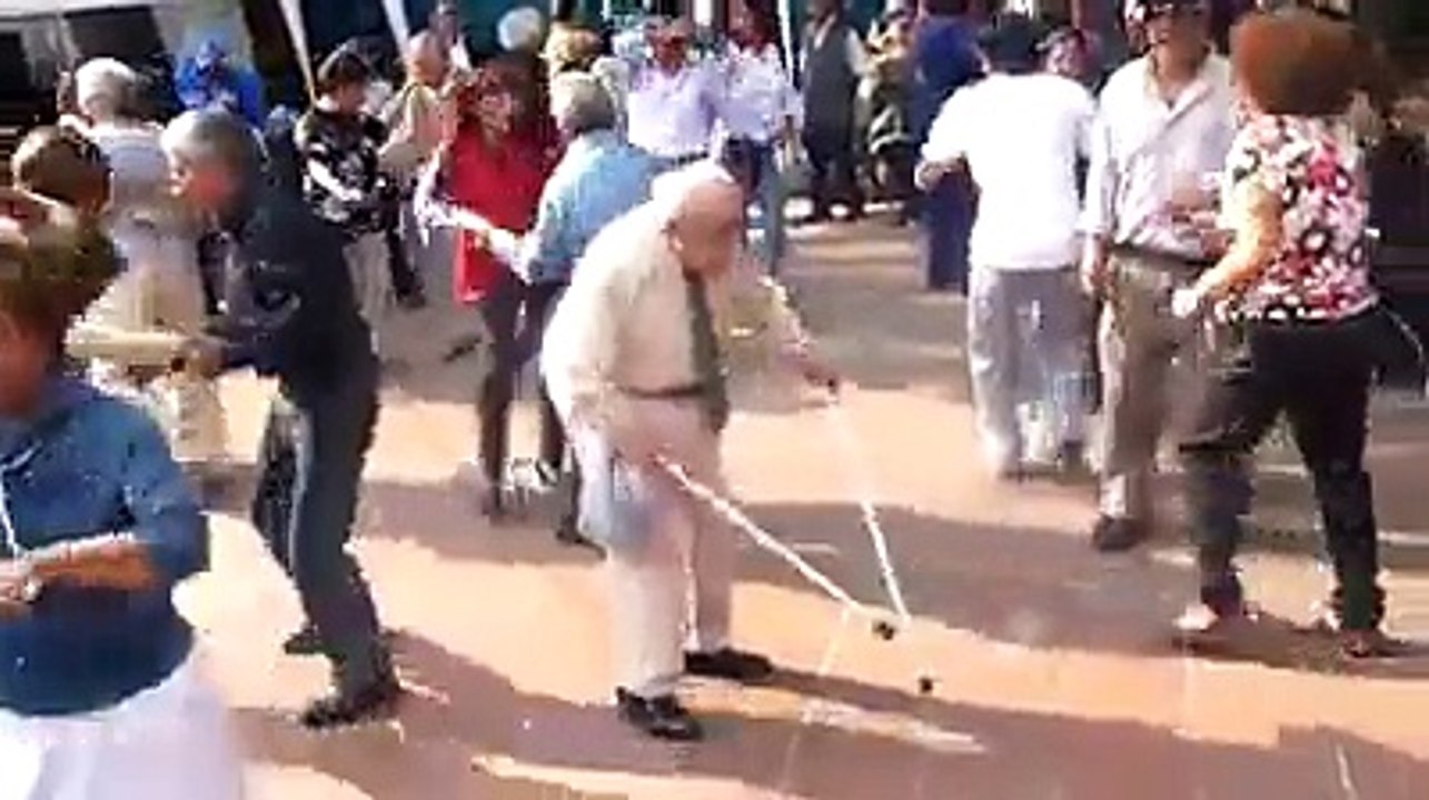 Old Man Action dance video