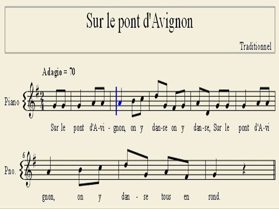Sur le pont d'Avignon