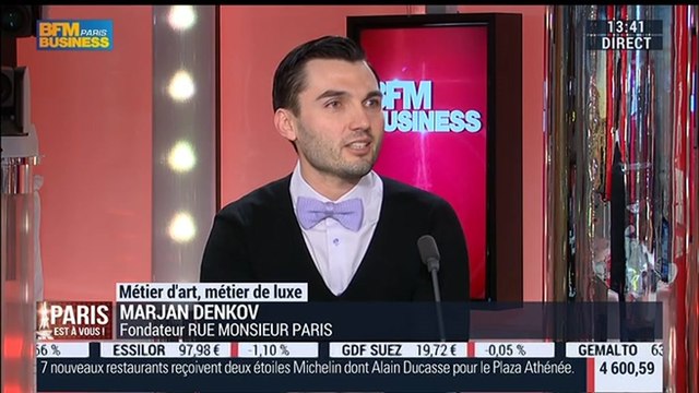 Métiers d'art, Métiers de luxe: Créateur de mobilier haut de gamme, Marjan Denkov – 02/02