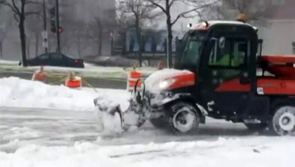 Le nord des Etats-Unis frappé par une grosse tempête de neige