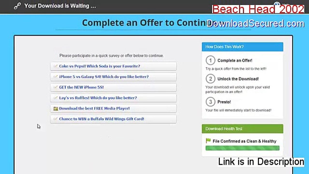 Beach Head 2002 Serial - Instant Download 2015