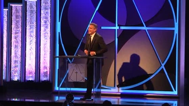 George Clooney Shows His Funny Side At the Art Directors Guild Awards