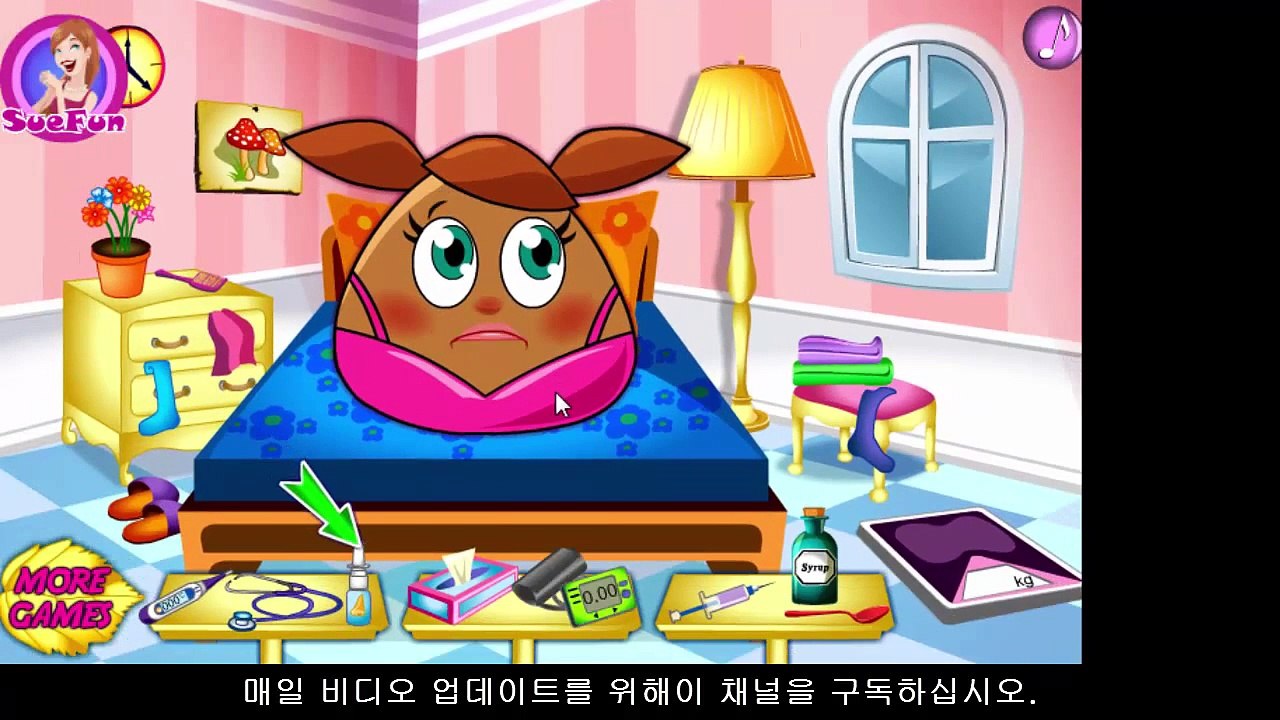 애완 동물 게임 - 포우 소녀 독감 케어 게임