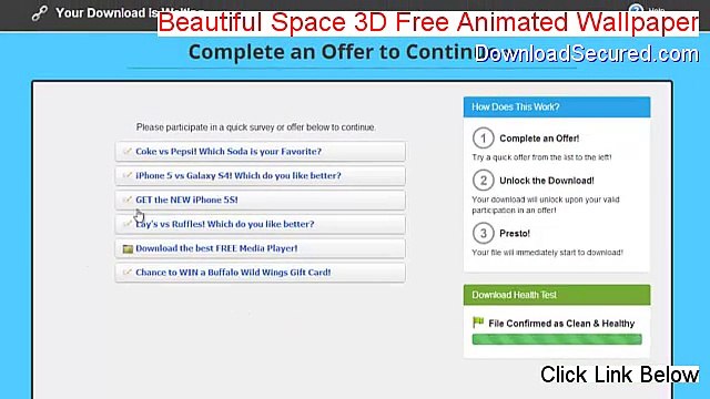 Beautiful Space 3D Free Animated Wallpaper & Screensaver Download Free [Free of Risk Download]