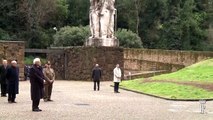 Roma - Il Presidente Mattarella rende omaggio alle Fosse Ardeatine (31.01.15)