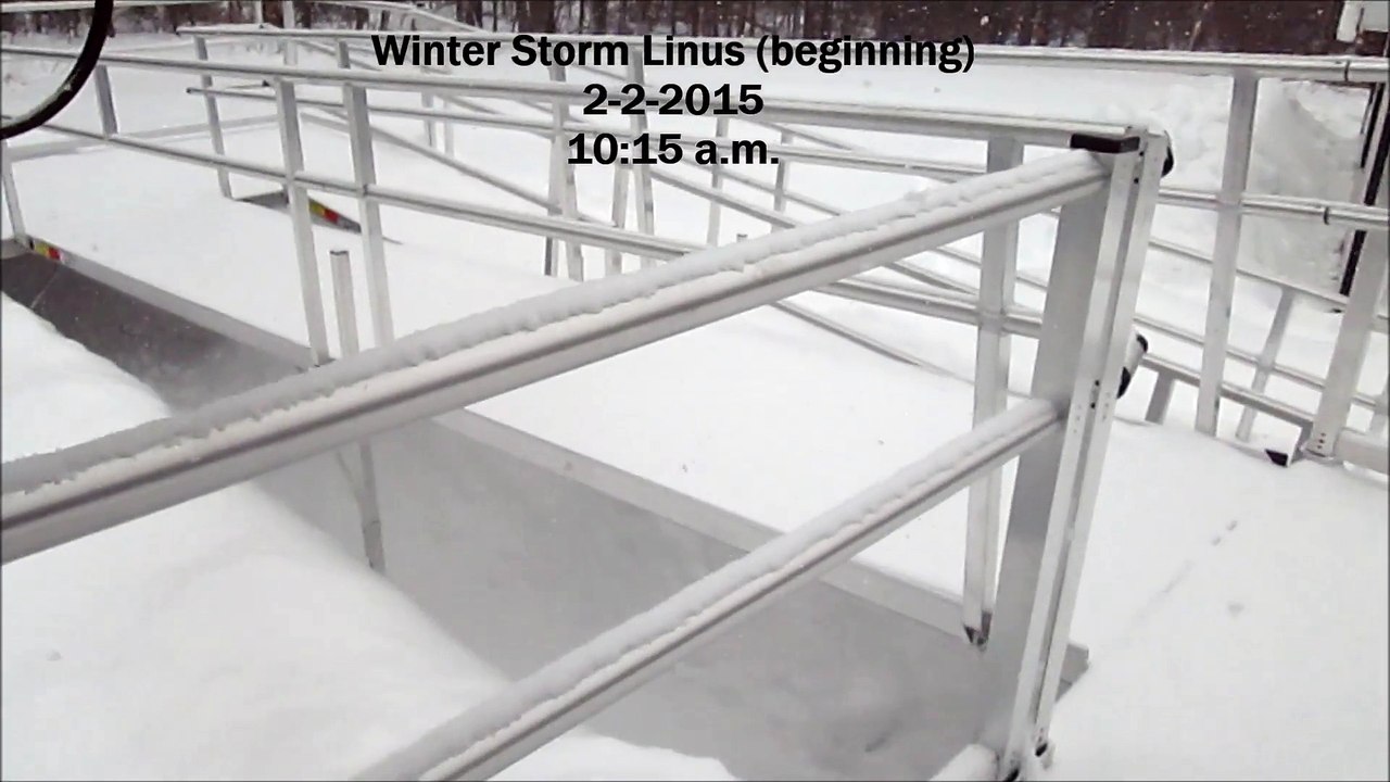 Winter Storm Linus beginning