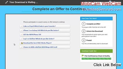 MobiCam WebCam Keygen - Instant Download (2015)