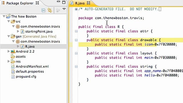 Android Application Development - 5 - Overview of Project and Adding Folders