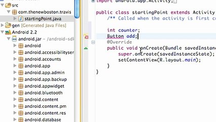 Android Application Development - 8 - Setting up Variables and Referencing XML ids