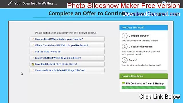 Photo Slideshow Maker Free Version Download - Risk Free Download