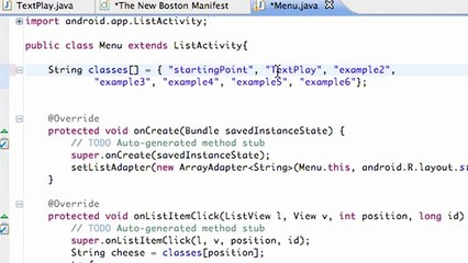 Android Application Development - 25 - Quick Review by setting up a new Activity