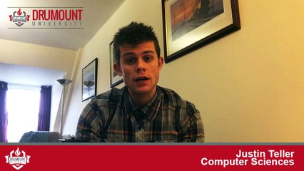 Justin Teller, A Computer Science Student At Drumount University