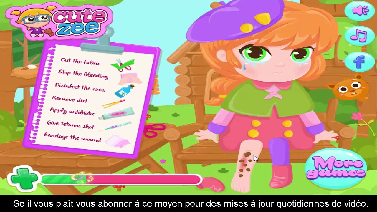 Première Animal Aid Bites jeu de traitement - Jeux du médecin pour les enfants