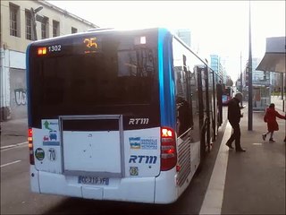 [Sound] Bus Mercedes-Benz Citaro Facelift n°1302 de la RTM - Marseille sur les lignes 35 et 38