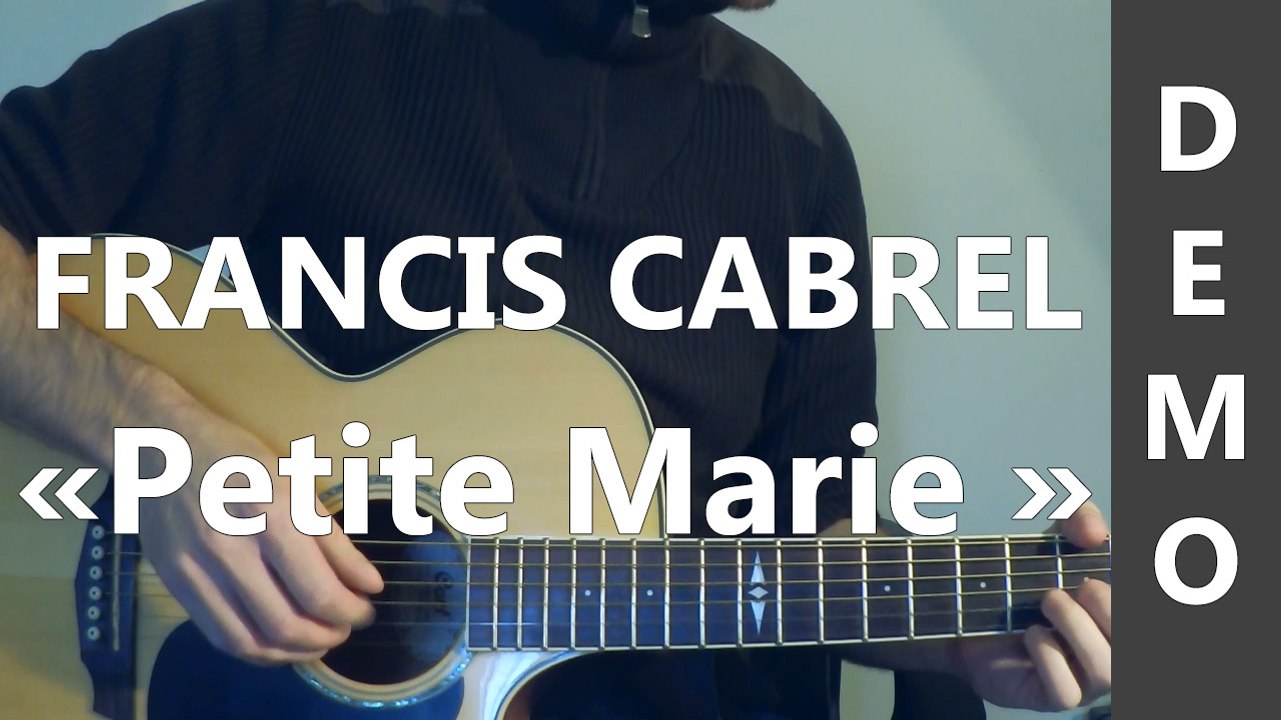 Francis Cabrel - Petite Marie - DEMO