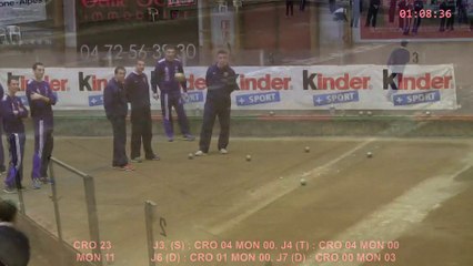 Top mène S5/2015 avec Culture Sport Boules : F. Poyet (CRO Lyon) contre S. Biondi (Montélimar)