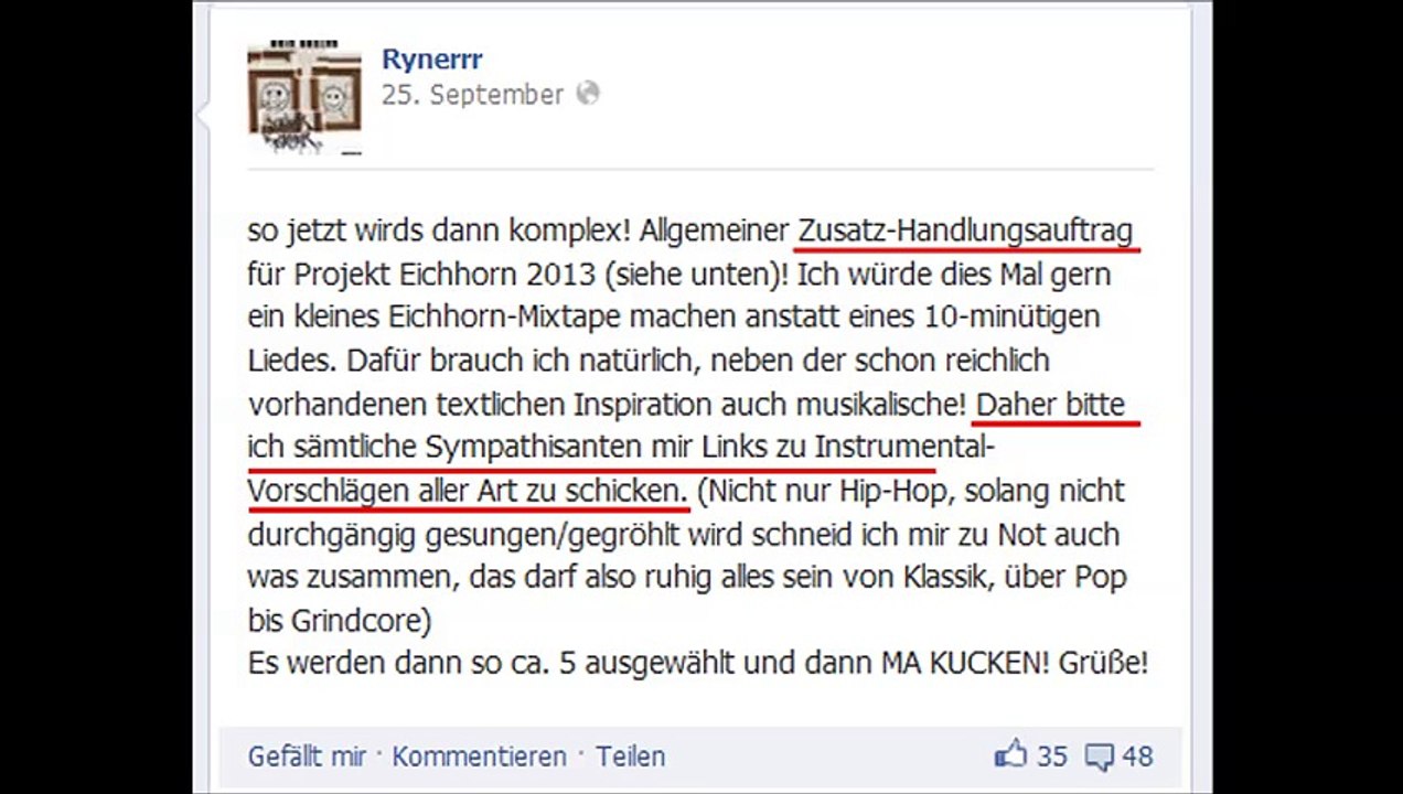 Rynerrr - Projekt Eichhorn 2013 - Teil 7 - manchmal