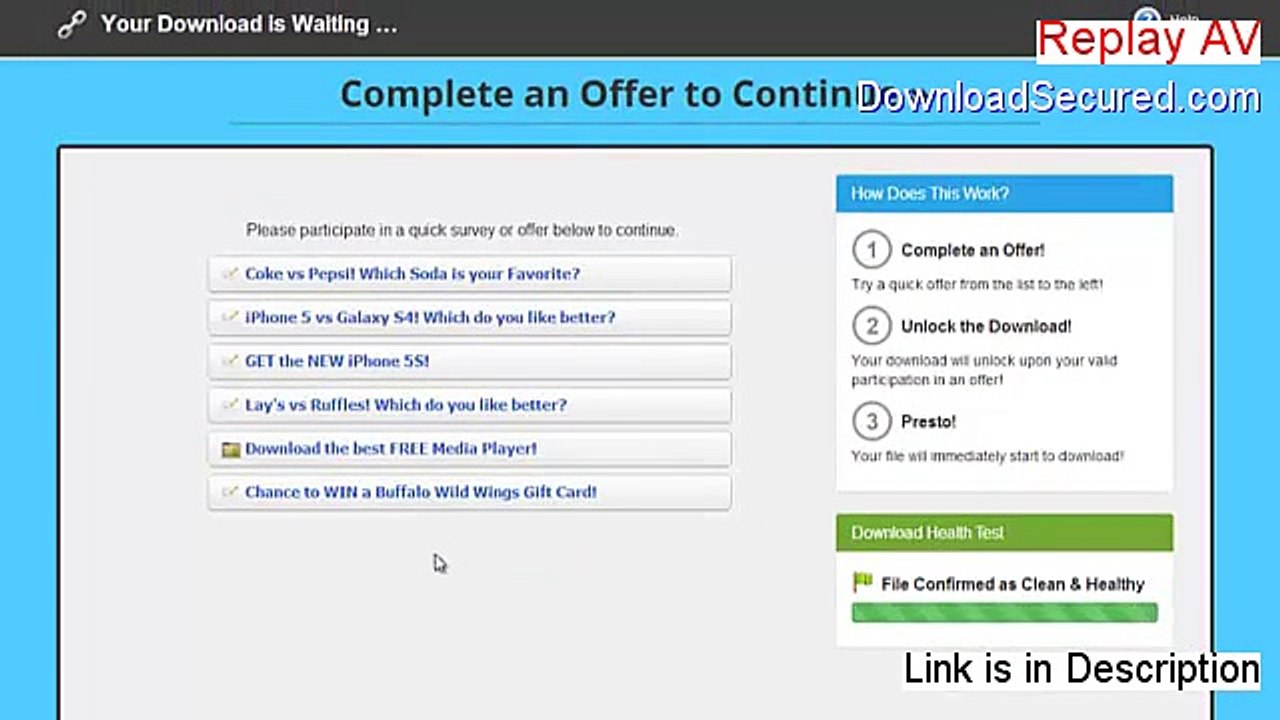 Replay AV Full (Free of Risk Download 2015)