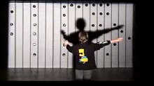 Sound surface-part of my research. Human shadow who triggers sounds. My project  was launched in 1991.And this part of that project is from 2004 and with use of computer supplement source.