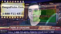 Cleveland Cavaliers vs. Philadelphia 76ers Free Pick Prediction NBA Pro Basketball Odds Preview 2-2-2015