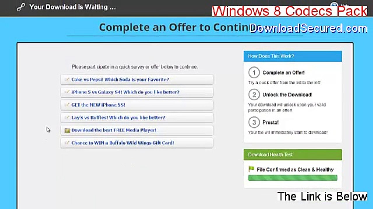 Windows 8 Codecs Pack Serial [Risk Free Download 2015]