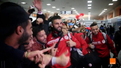 عودة النسور مرفوعي الرأس و سط إستقبال جماهيري غفير