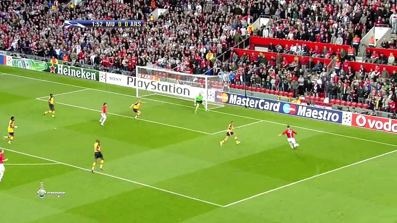 Cristiano Ronaldo Vs Arsenal Home 08-09 [ UCL ]