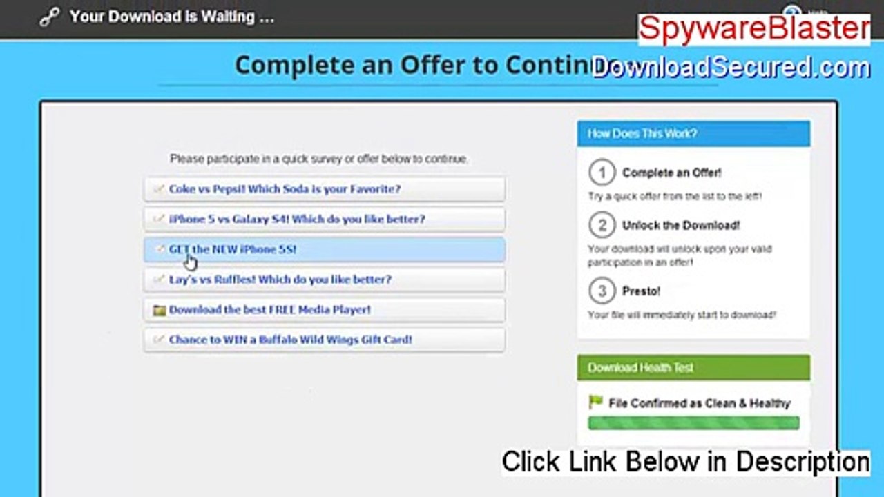 SpywareBlaster Key Gen (Free of Risk Download)