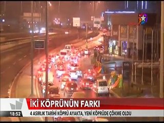 Mimar Sinan'ın 450 yıllık köprüsü ayakta son teknolojiyle yapılan köprü dayanamadı