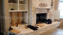 Surround Sound Install Austin, TX, Large TV Into Small Cove Austin TX 512-905-7488