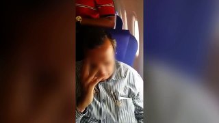 Woman on Indigo flight video tapes her bashing 'old' businessman who 'molested' her