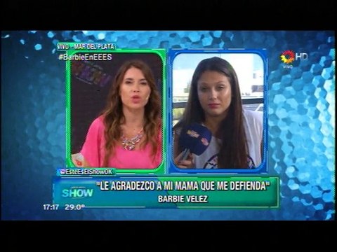 Pronto.com.ar - Barbie Vélez afirmó que hubo encuentro