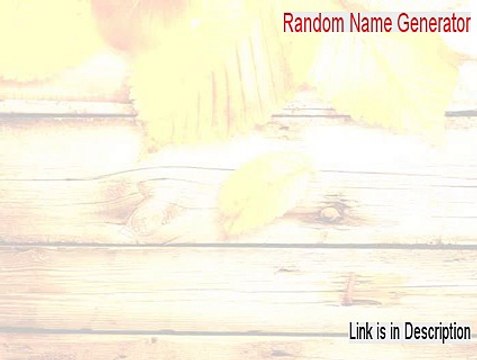 Random Name Generator Cracked - random name generator dnd
