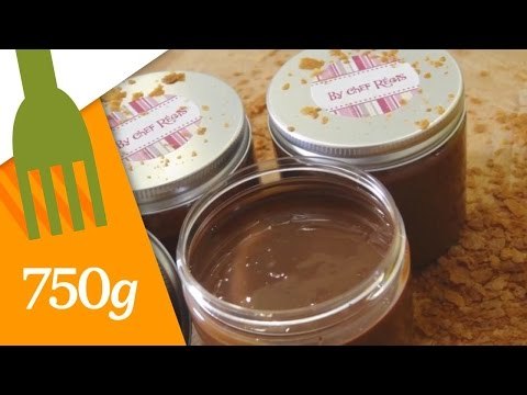 Recette de Pâte à tartiner croustillante amandes et noisettes - 750 Grammes