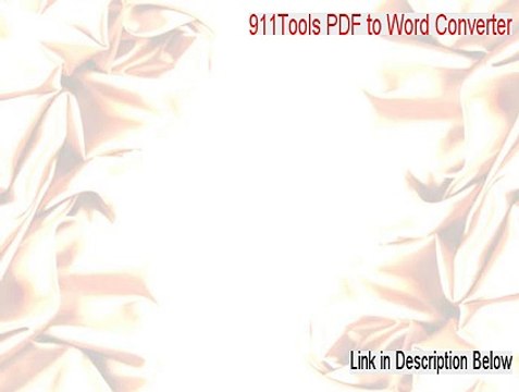 911Tools PDF to Word Converter Key Gen (911Tools PDF to Word Converter911tools pdf to word converter)