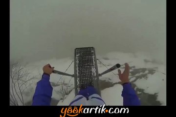 Yüksek korkusu olanlar izlemesin.