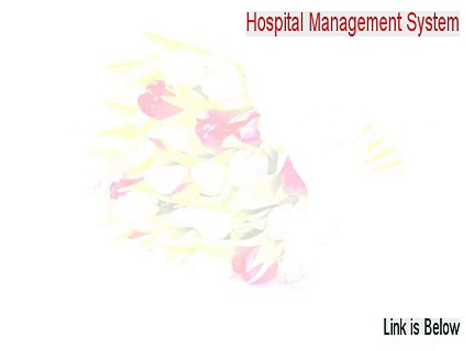 Hospital Management System Download Free (Free of Risk Download 2015)
