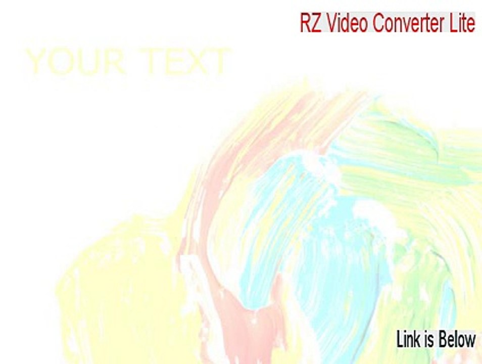 RZ Video Converter Lite Download Free [rz video converter lite mac 2015]