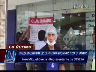 Encuentran excremento de ratas en local de Domino's San Luis