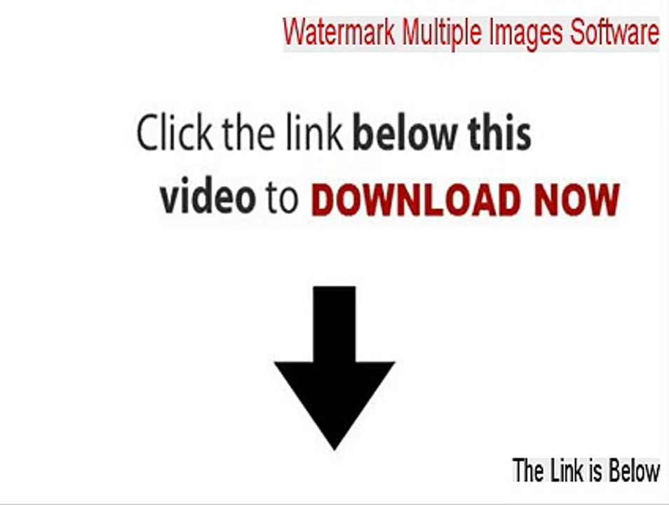Watermark Multiple Images Software Cracked (Instant Download 2015)