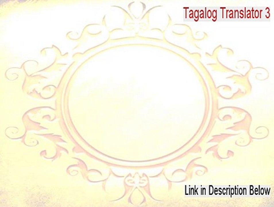 Tagalog Translator 3 Download [Download Now]