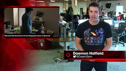 Holographic Minecraft Shown by Microsoft - IGN News