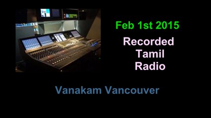 Vanakam Vancouver 2015-02-01