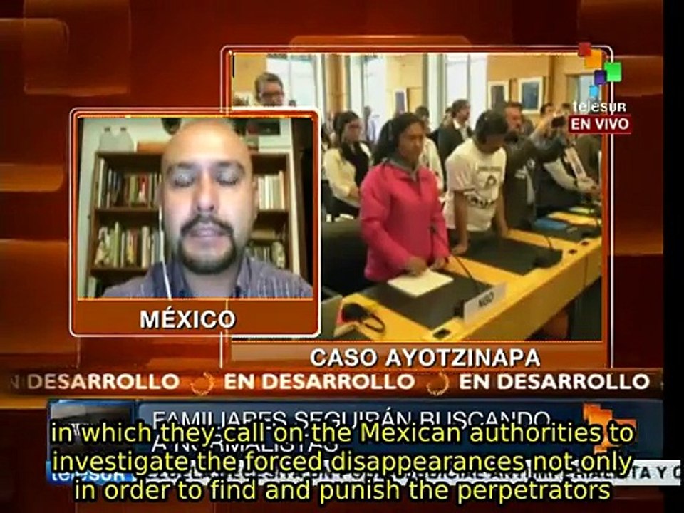 UN hears calls for Mexican government to locate missing students