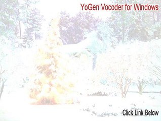YoGen Vocoder for Windows Download Free (Instant Download)