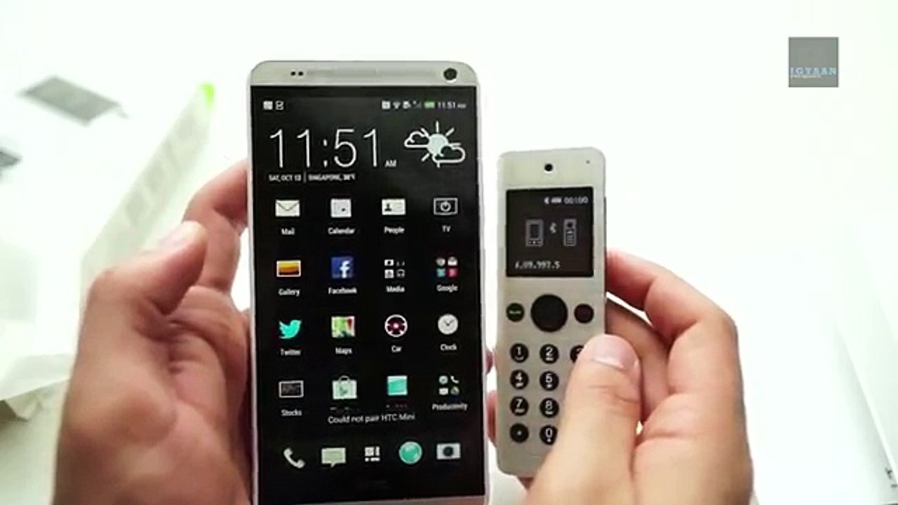 HTC Mini   ( Plus ) Unboxing and Hands on with HTC One Max NFC Bluetooth