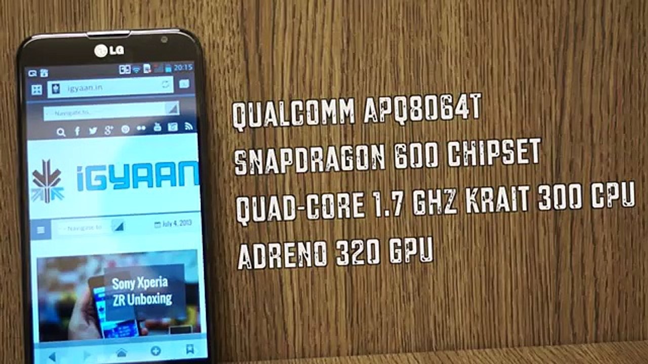 LG Optimus G Pro E985  E988 Hardware and Benchmarks - iGyaan