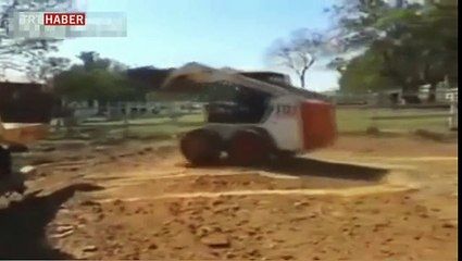 İş Makinesiyle İnanılmaz Hareket